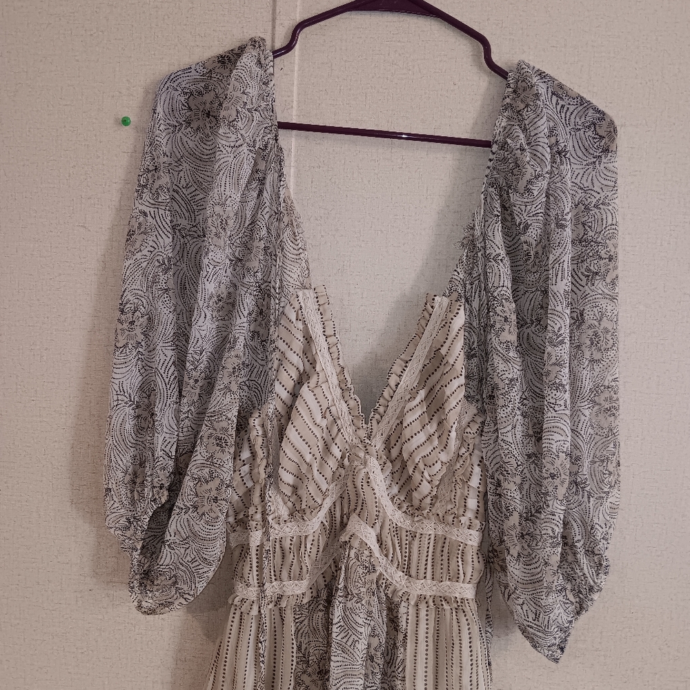 Free People 'You're A Jewel' Printed Maxi Dress Size S - Picture 4 of 8